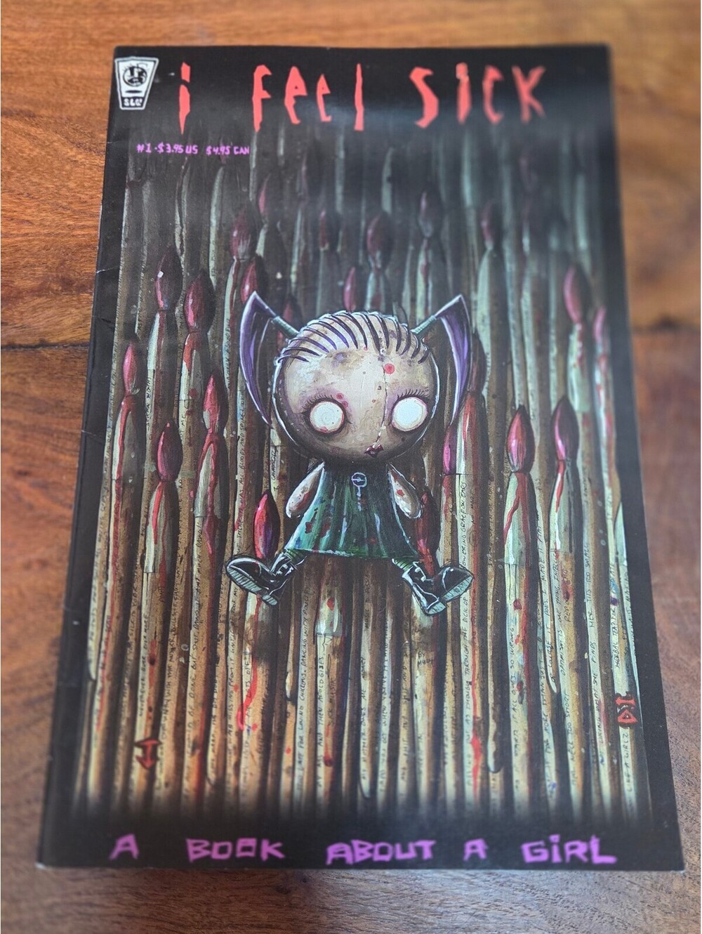 I Feel Sick: A Book About a Girl by Jhonen Vasquez